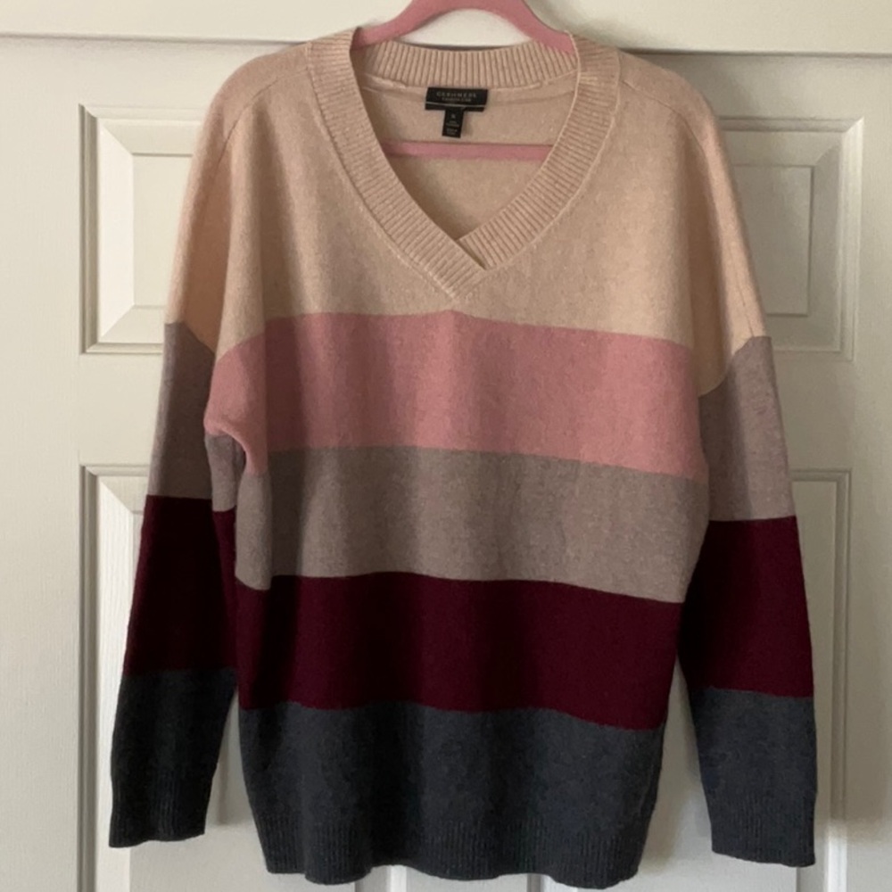 CASHMERE V NECK XL BY CHARTER CLUB LUXURY!